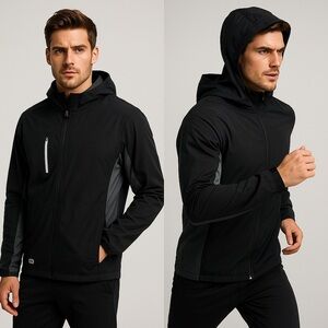OGIO Black Raincoat for Men